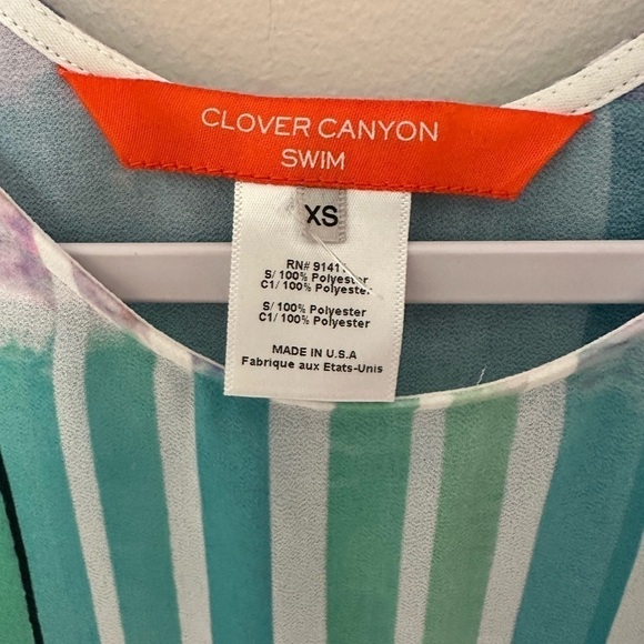 Clover Canyon Women's Striped Eclipse Cover-Up size XS - Picture 5 of 9